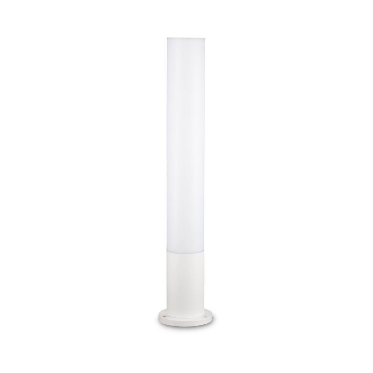 Ideal-Lux - Lampada outdoor EDO OUTDOOR PT1 ROUND BIANCO, 16 x 16 x h80 cm, Bianco