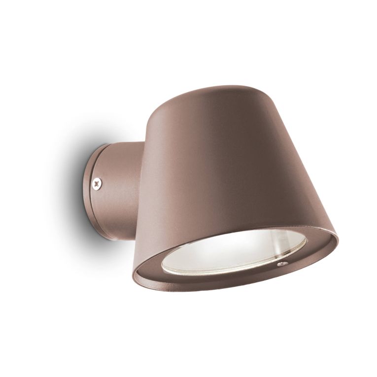 Ideal-Lux - Lampada outdoor GAS AP1 COFFEE, 12 x 10 x h15 cm, Marrone
