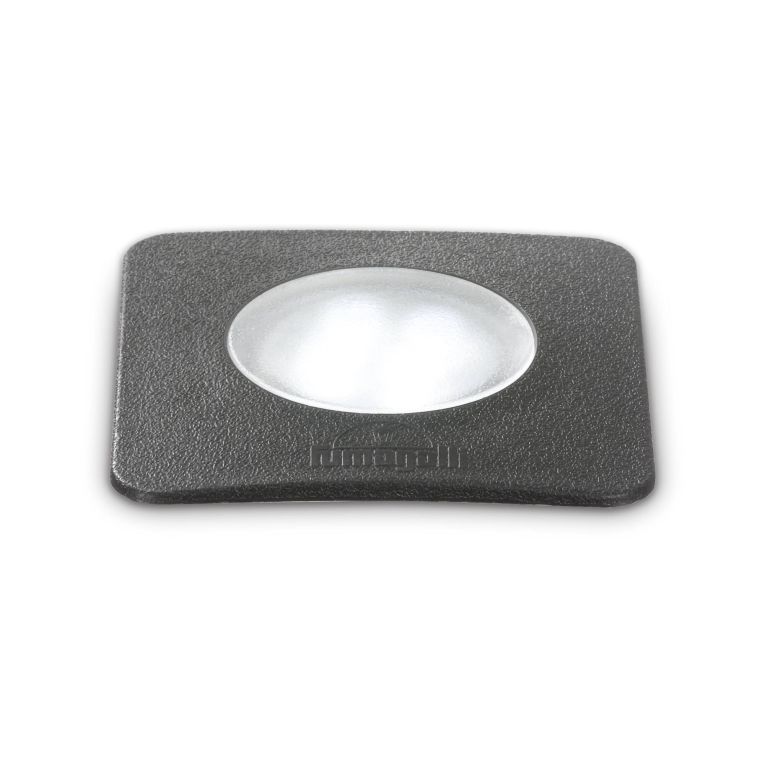 Ideal-Lux - Lampada outdoor GRAVITY PT SQUARE SMALL, Made in Italy, 9 x 9 x h14 cm, Nero