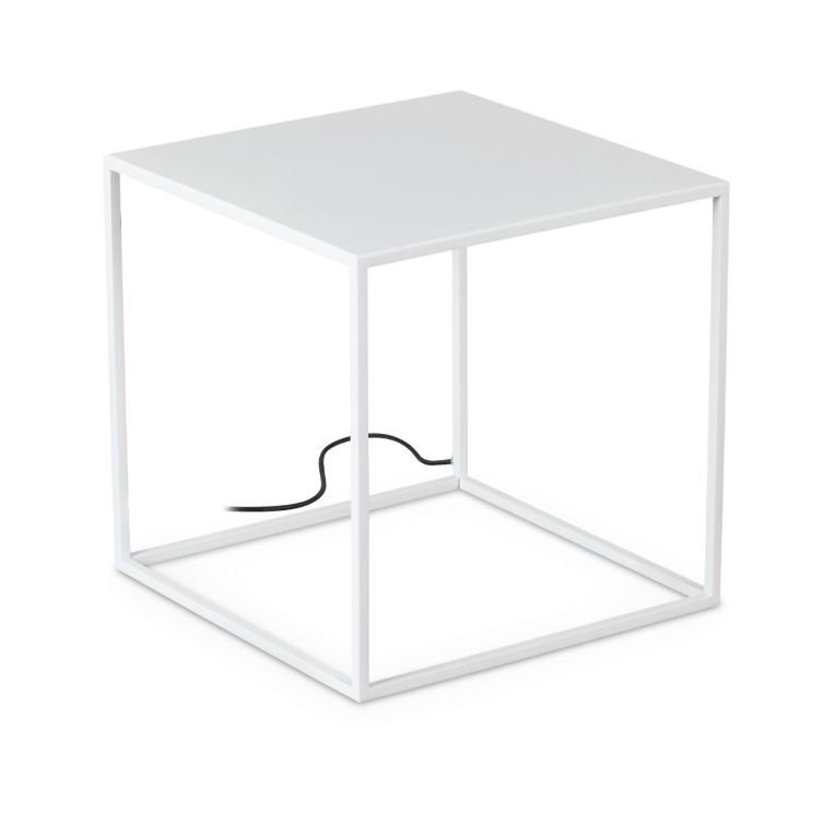 Ideal-Lux - Lampada outdoor IPOTESI PT H50 BIANCO, 50 x 50 x h50 cm, Bianco