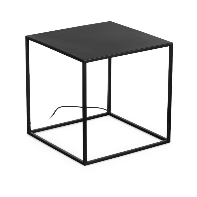 Ideal-Lux - Lampada outdoor IPOTESI PT H50 NERO, 50 x 50 x h50 cm, Nero