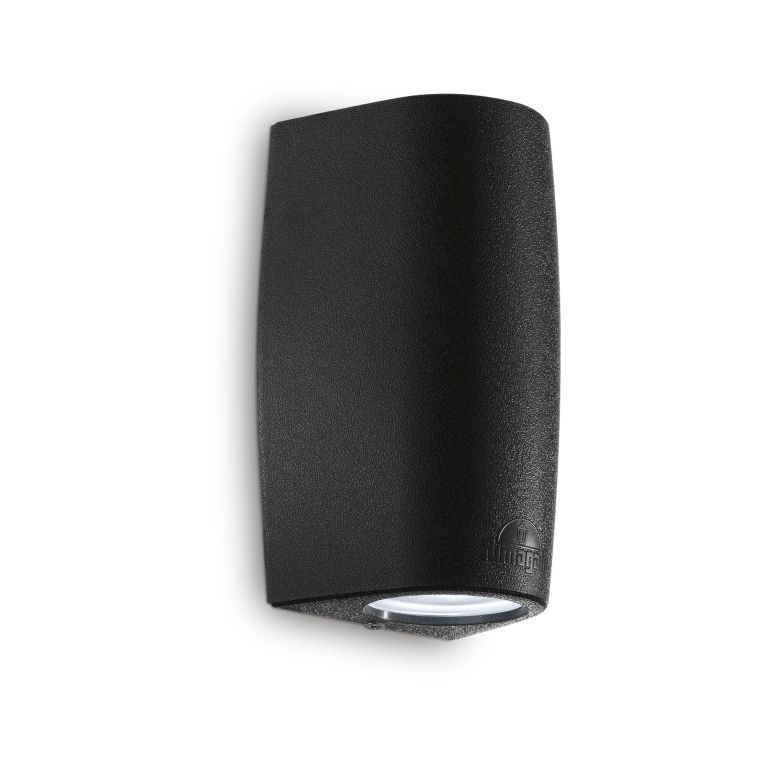 Ideal-Lux - Lampada outdoor KEOPE AP2 NERO, Made in Italy, 9 x 17 x h8 cm, Nero