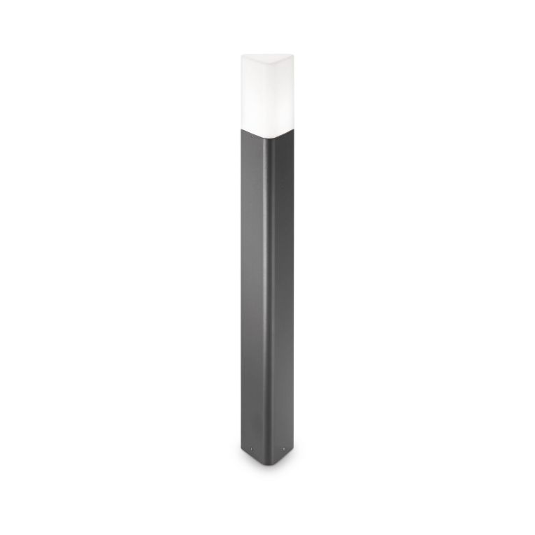 Ideal-Lux - Lampada outdoor PULSAR PT1 ANTRACITE, 11 x 10 x h80 cm, Antracite