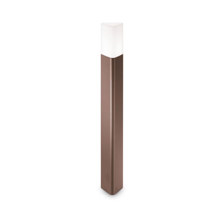 Ideal-Lux - Lampada outdoor PULSAR PT1 COFFEE, 11 x 10 x h80 cm, Marrone