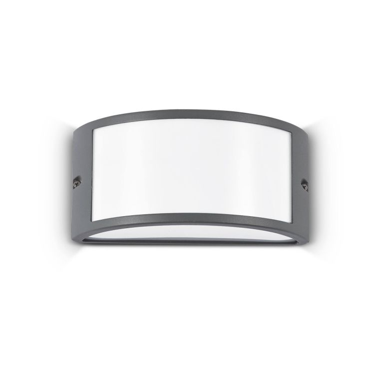 Ideal-Lux - Lampada outdoor REX-1 AP1 ANTRACITE, 25 x 12 x h13 cm, Antracite