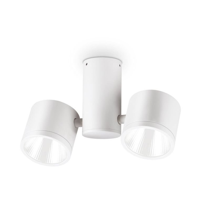 Ideal-Lux - Lampada outdoor SUNGLASSES PL BIANCO, 25 x 8 x h15 cm, Bianco