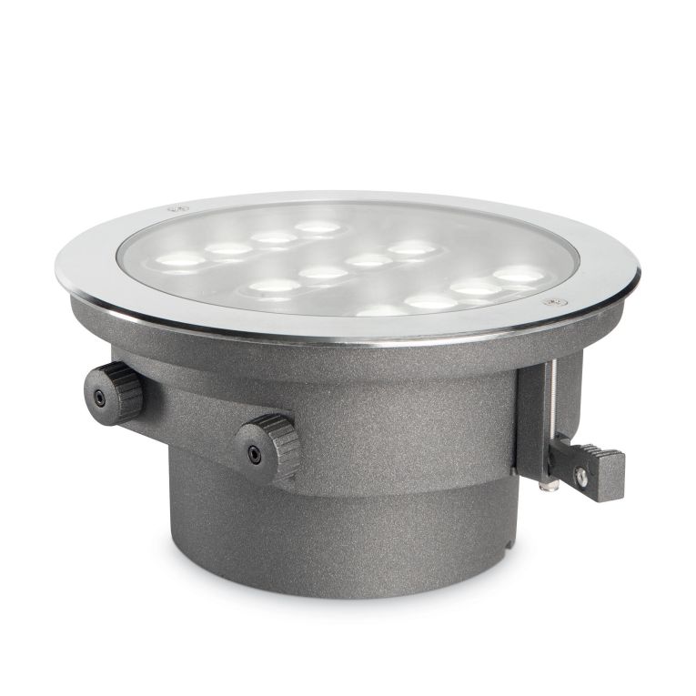 Ideal-Lux - Lampada outdoor TAURUS PT D21 ACCENT ROUND, 26 x 27 x h13 cm, Grigio