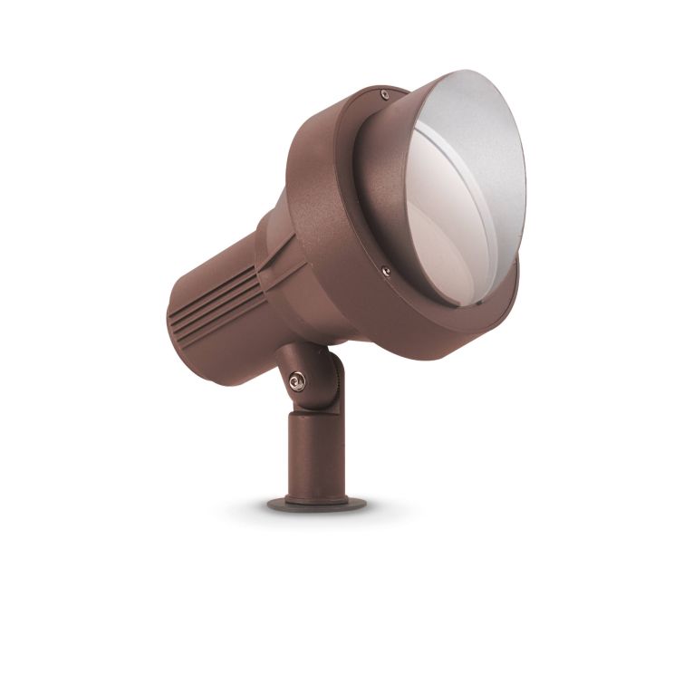 Ideal-Lux - Lampada outdoor TERRA PR1 BIG COFFEE, 16 x 25 x h42 cm, Marrone