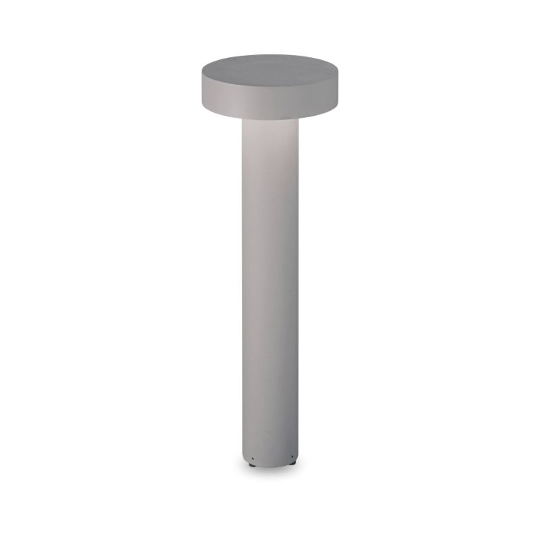 Ideal-Lux - Lampada outdoor TESLA PT4 H60 GRIGIO, 21 x 21 x h60 cm, Grigio