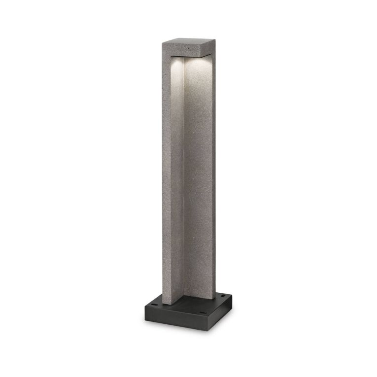 Ideal-Lux - Lampada outdoor TITANO PT H74 4000K, 18 x 18 x h74 cm, Grigio