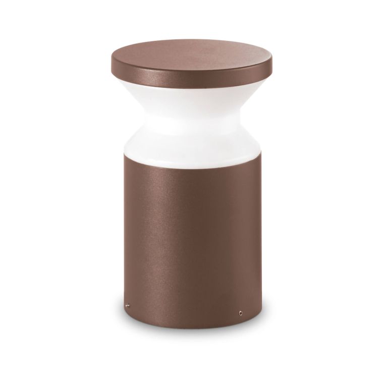 Ideal-Lux - Lampada outdoor TORRE PT1 H22 COFFEE, 14 x 14 x h22 cm, Marrone