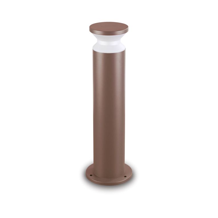 Ideal-Lux - Lampada outdoor TORRE PT1 H60 COFFEE, 18 x 18 x h60 cm, Marrone