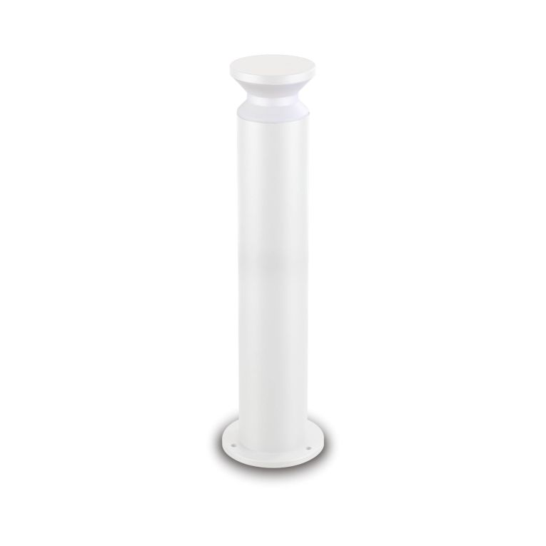 Ideal-Lux - Lampada outdoor TORRE PT1 H80 BIANCO, 18 x 18 x h80 cm, Bianco