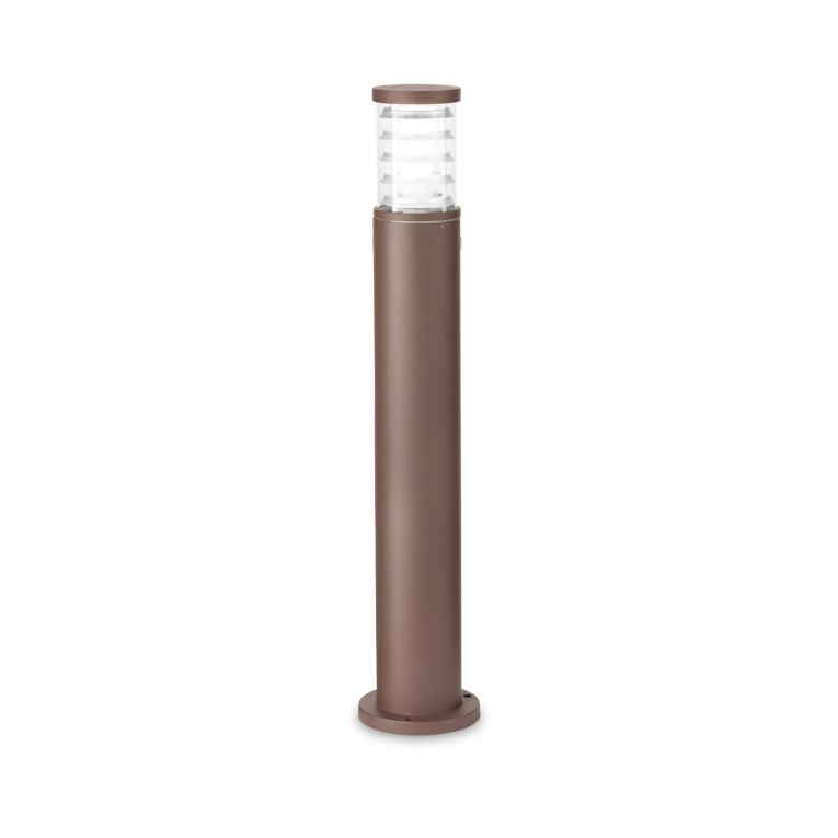 Ideal-Lux - Lampada outdoor TRONCO PT1 H80 COFFEE, 16 x 16 x h81 cm, Marrone