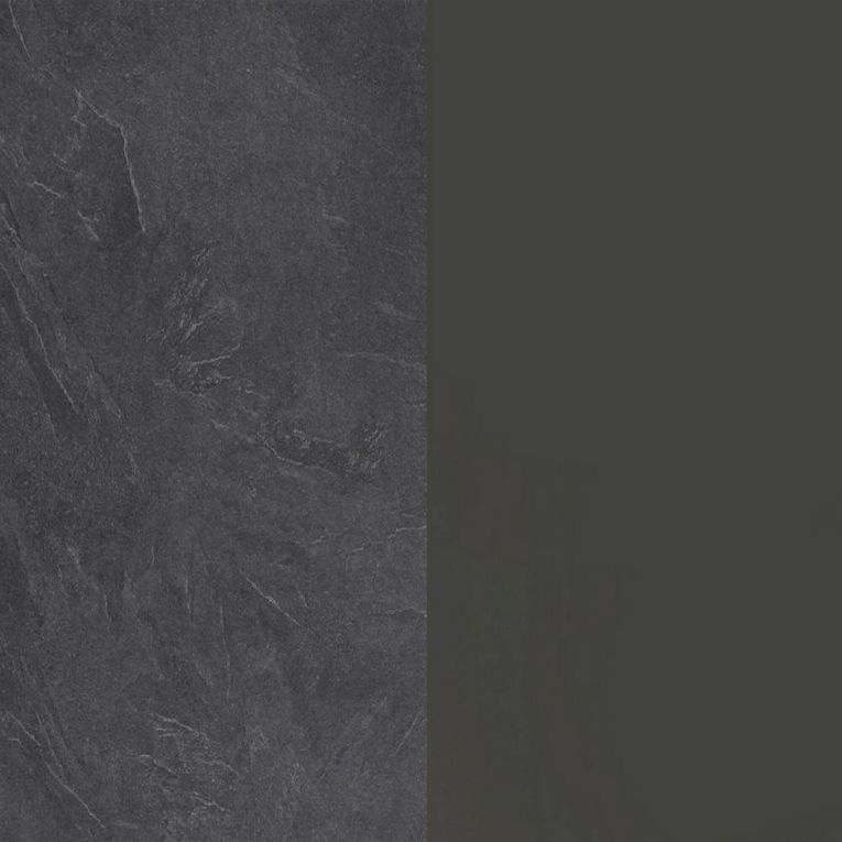 Isola cucina minimal con ante 155x90x90h cm antracite e ardesia - Tartaro