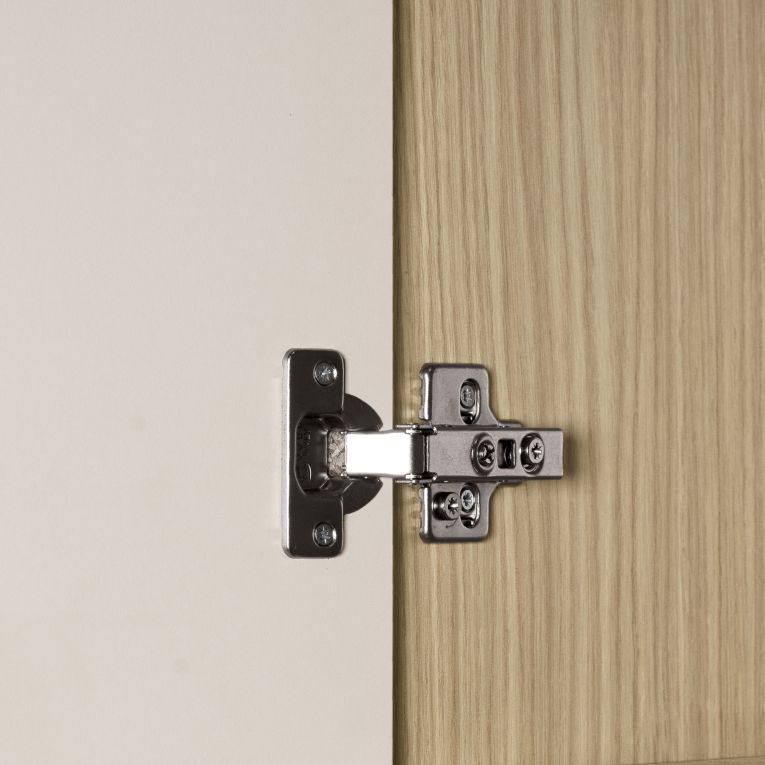 Isola da Cucina Marrone Rovere Beige Cashmere 2 Ripiani 4 Vani 170x80x90h cm, 3 Ante Made in Italy - Mapalesi