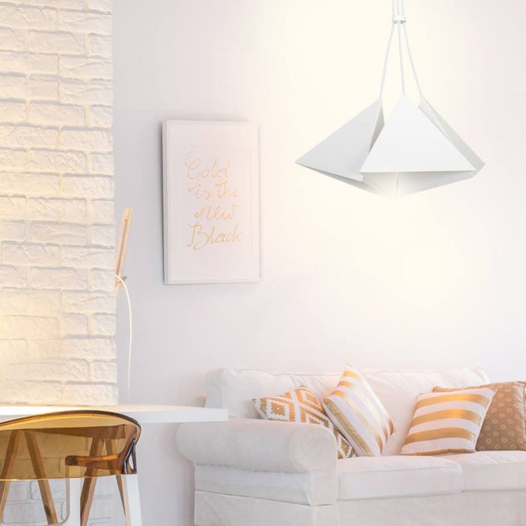 Lampada a Sospensione Bianco, - Busso