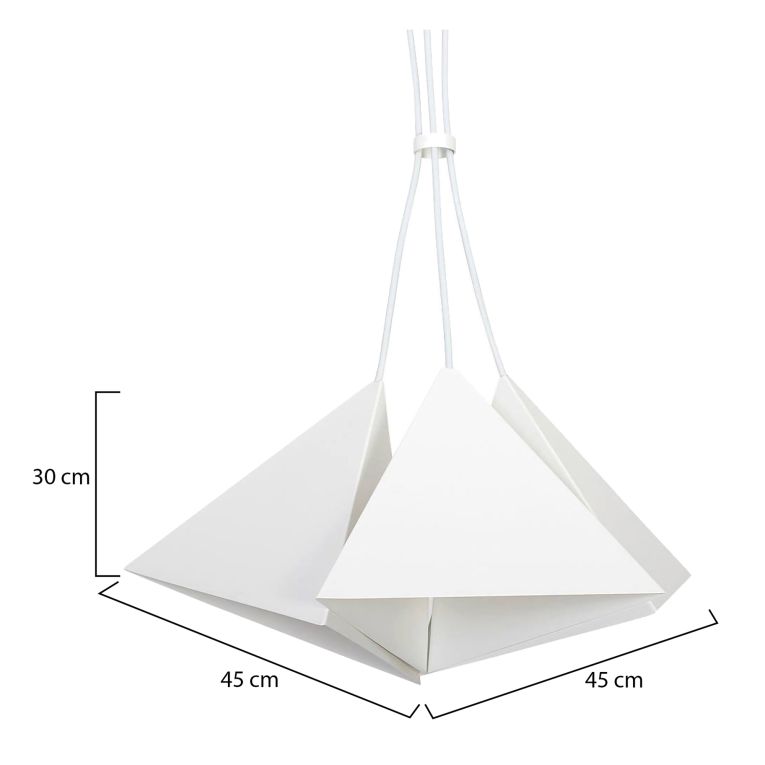 Lampada a Sospensione Bianco, - Busso
