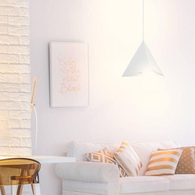 Lampada a Sospensione Bianco, - Crostolo