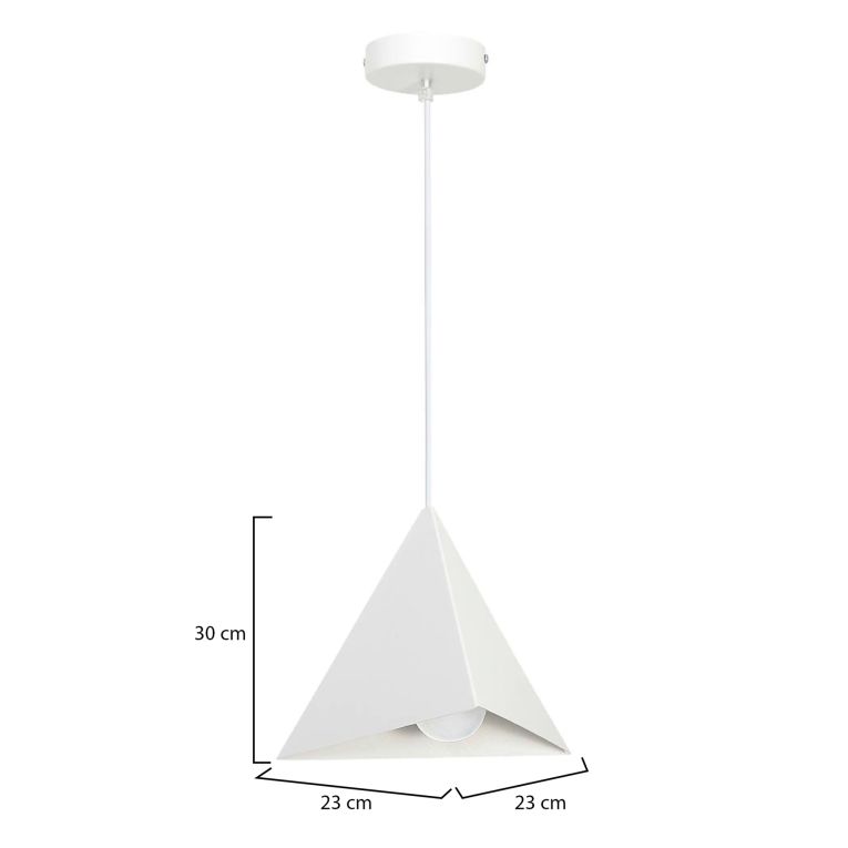 Lampada a Sospensione Bianco, - Crostolo