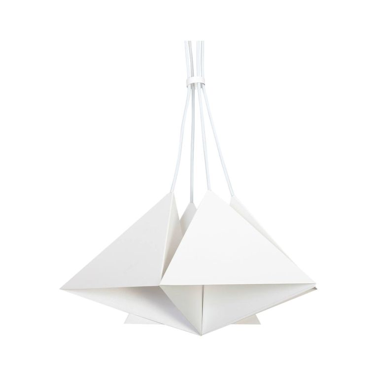 Lampada a Sospensione Bianco, - Moretta