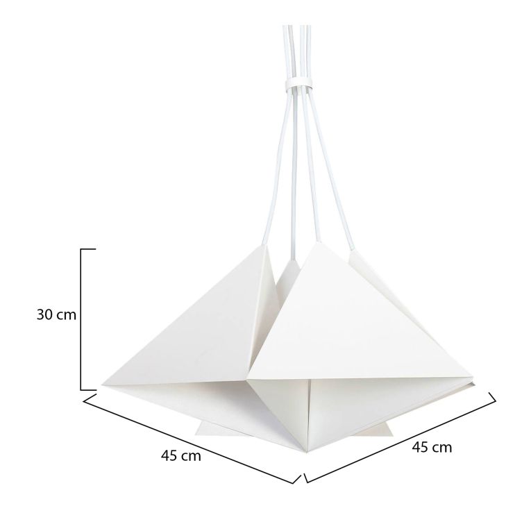 Lampada a Sospensione Bianco, - Moretta