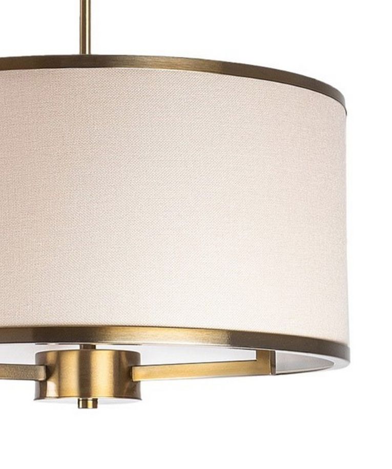 Lampada a Sospensione Bianco oro 942flg1371 Colore Struttura oro - Rovegno