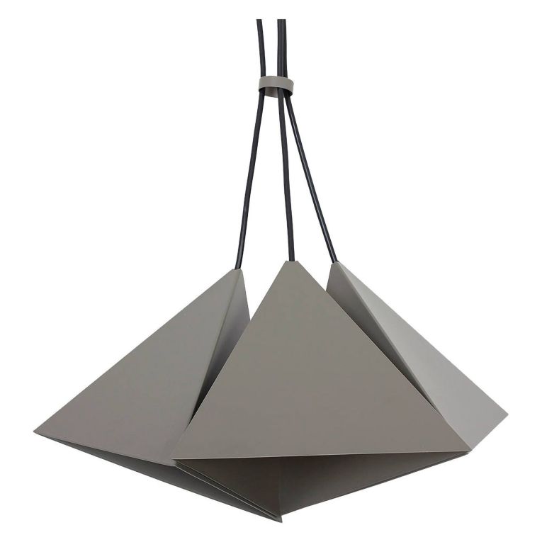 Lampada a Sospensione Grigio, - Balsamo