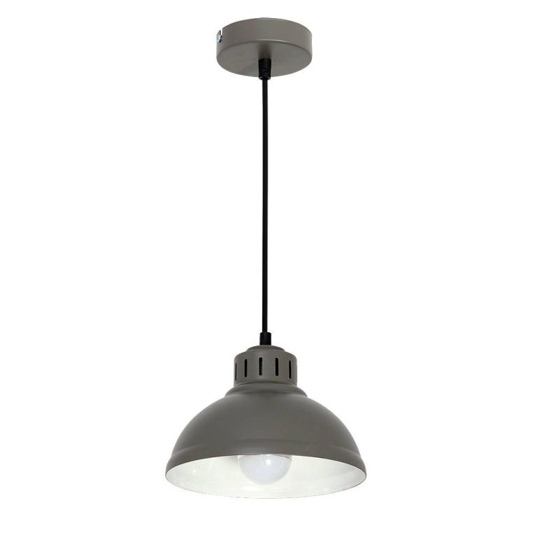 Lampada a Sospensione Grigio, - Cerenzia
