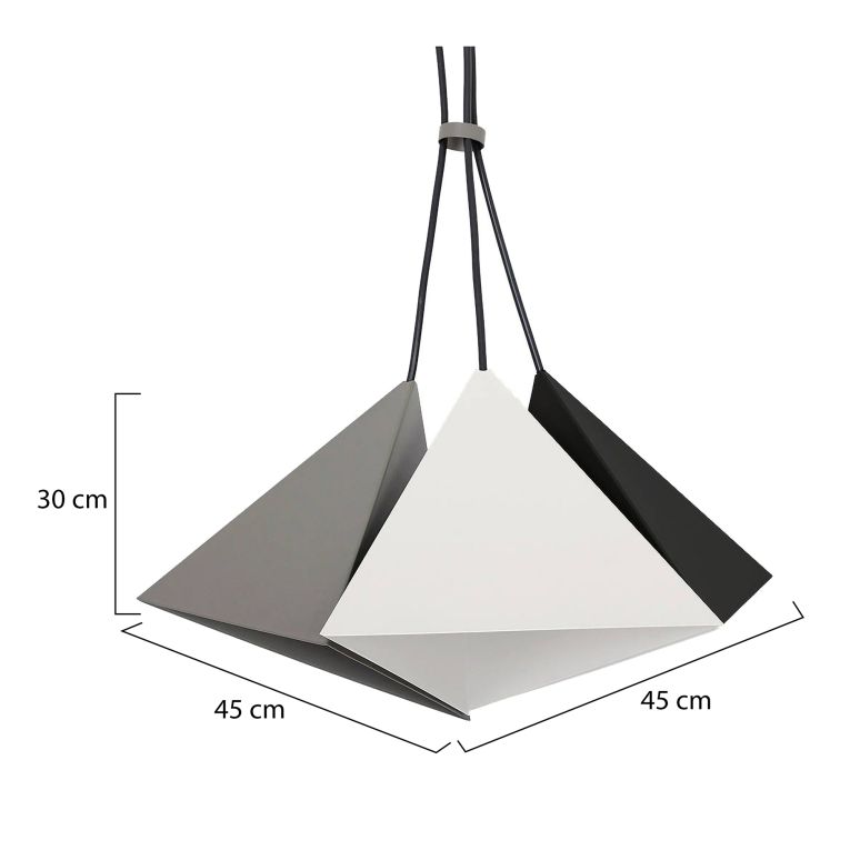 Lampada a Sospensione Grigio, - Rosello