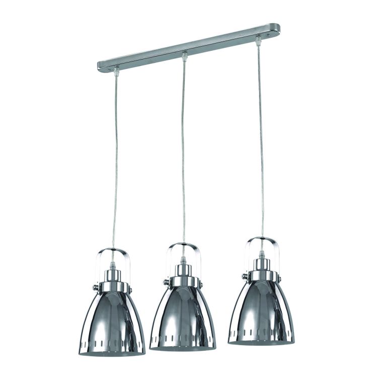 Lampada a sospensione, Lampadario, Luminare sospeso, Lampada a pendente, 60x60h30 cm, Trasparente