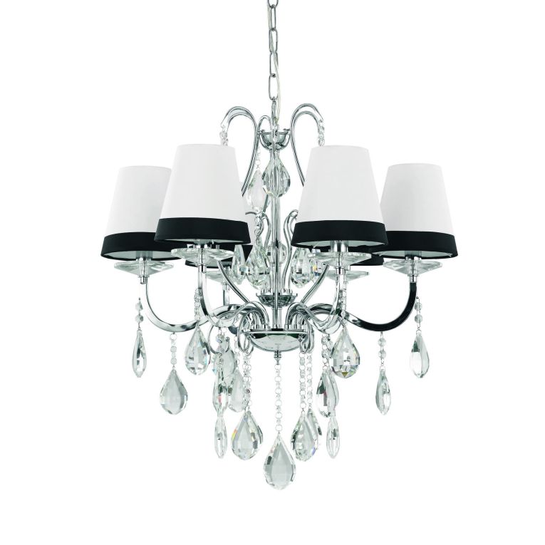 Lampada a sospensione, Lampadario, Luminare sospeso, Lampada a pendente, 62x62h50 cm, Cromo