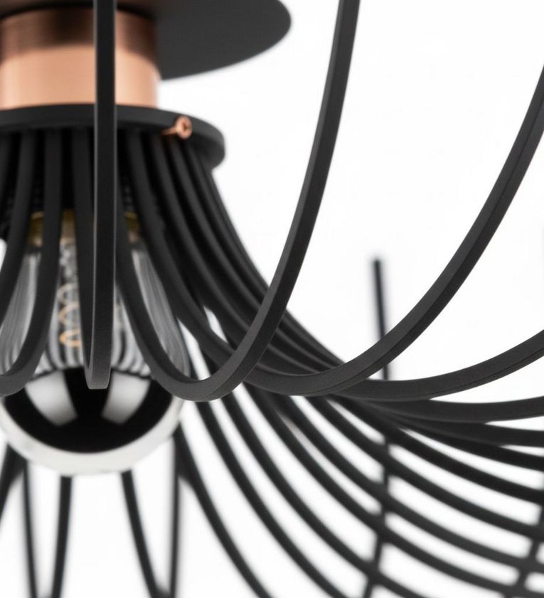 Lampada a Sospensione Nero 525nor1294 - Sepino