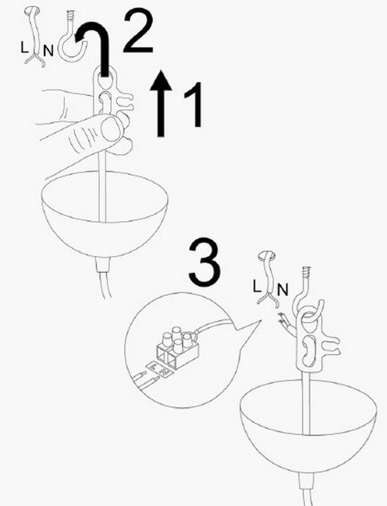 Lampada a Sospensione Nero 892opv1674 - Reghena