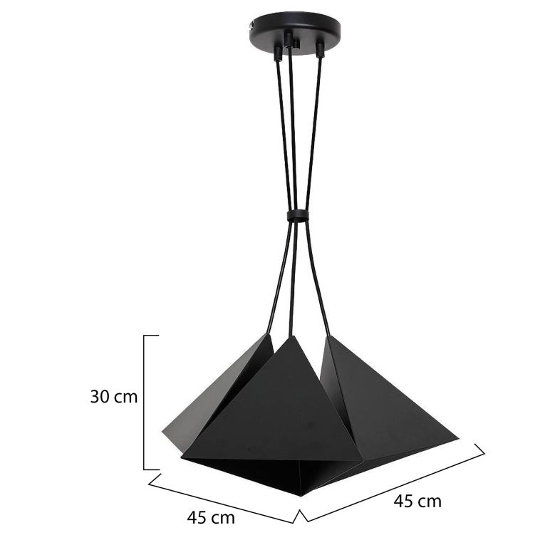 Lampada a Sospensione Nero, - Cento