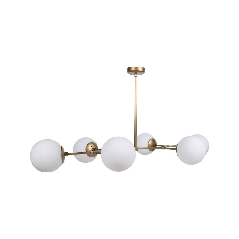 Lampada a Sospensione oro Bianco 892opv1639 Colore Struttura Bianco - Toano