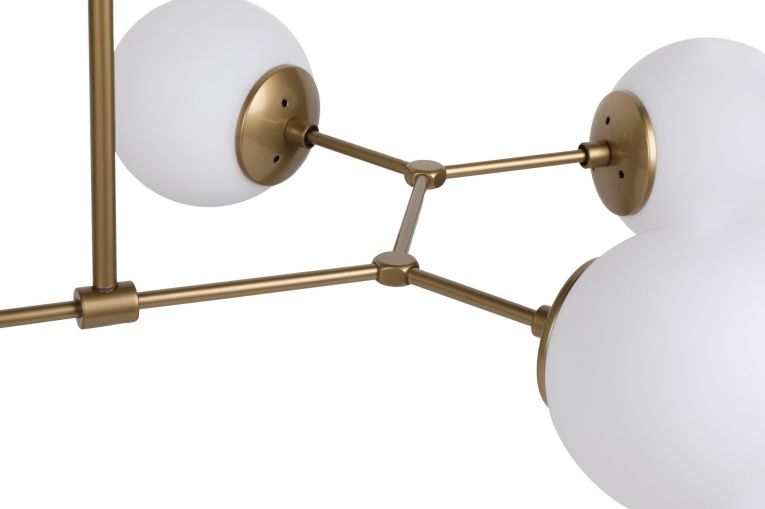 Lampada a Sospensione oro Bianco 892opv1639 Colore Struttura Bianco - Toano