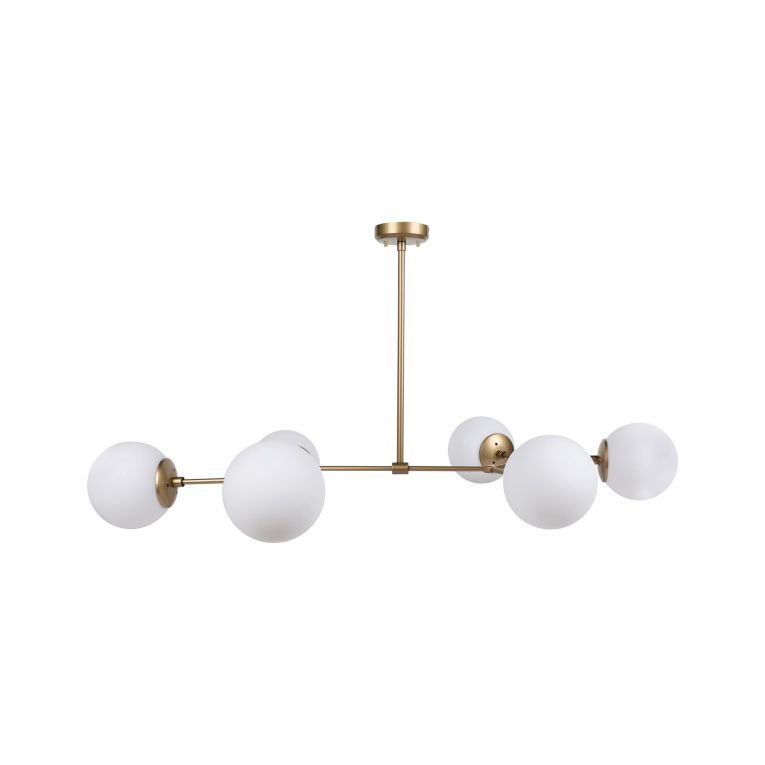 Lampada a Sospensione oro Bianco 892opv1639 Colore Struttura Bianco - Toano
