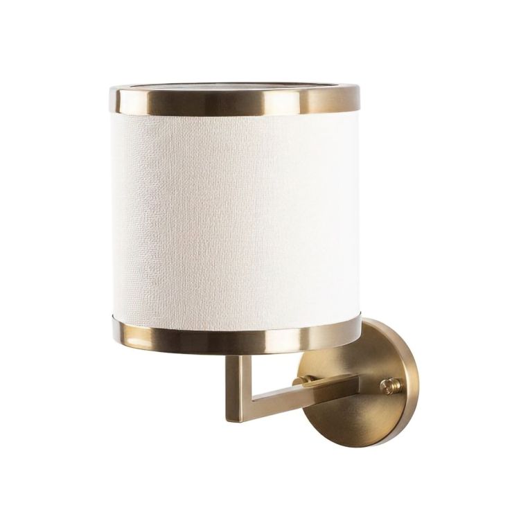 Lampada da Parete Beige oro Attacco e 27 max 40 w Indoor, Colore Struttura oro - Ferriere
