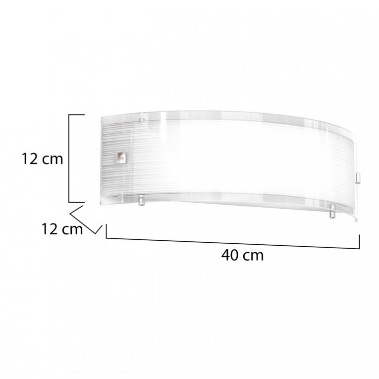 Lampada da Parete Bianco Dimmerabile Indoor, Classe Energetica a - Maniago