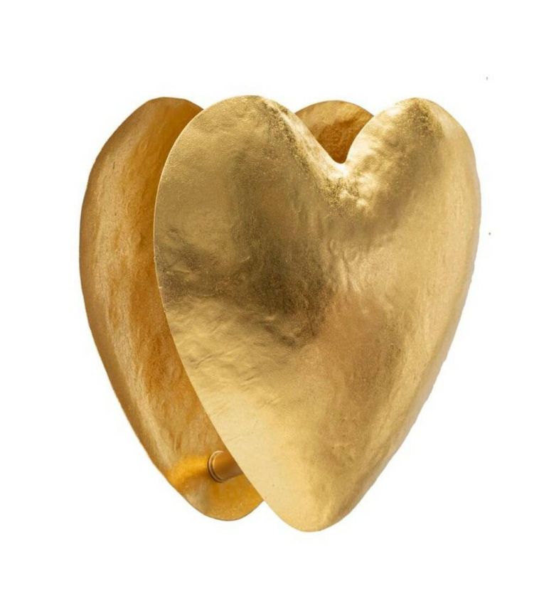 Lampada da parete Caulonia, 26x15 h24 cm, Oro