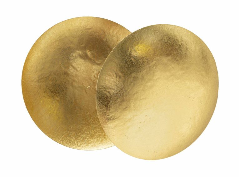 Lampada da parete Cautano, 26x26 h13 cm, Oro
