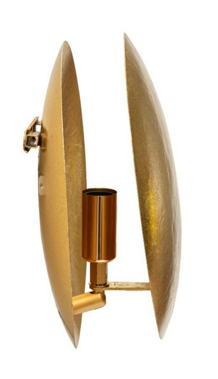 Lampada da parete Cautano, 26x26 h13 cm, Oro