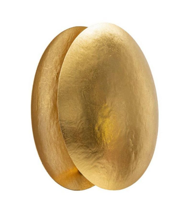 Lampada da parete Cautano, 26x26 h13 cm, Oro