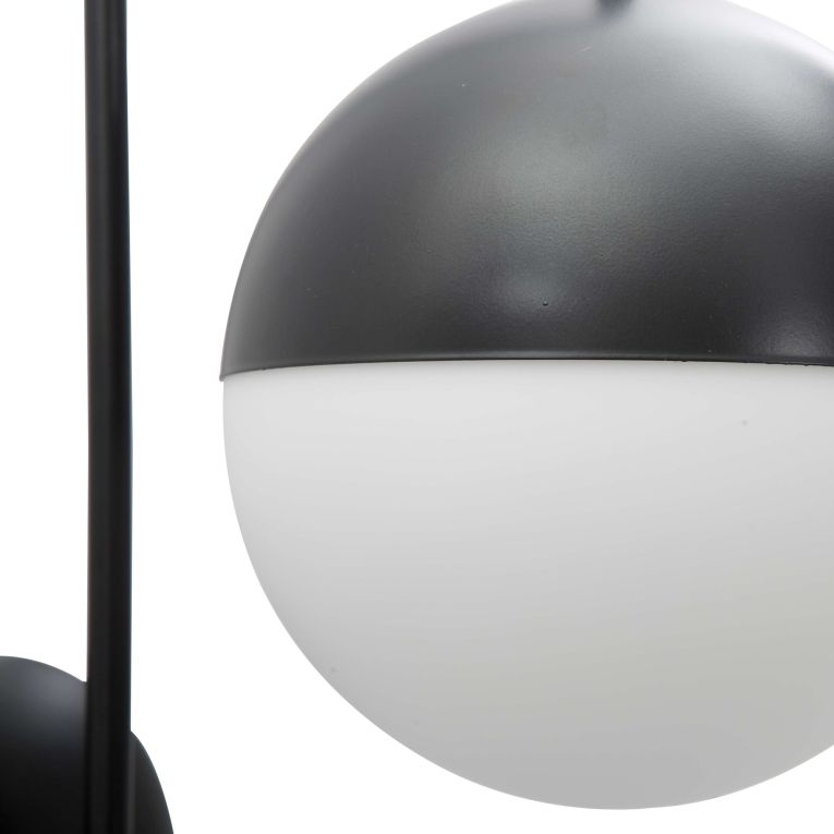Lampada da Parete Nero Bianco Necessaria 1 Lampadina Attacco e14, Indoor - Haines