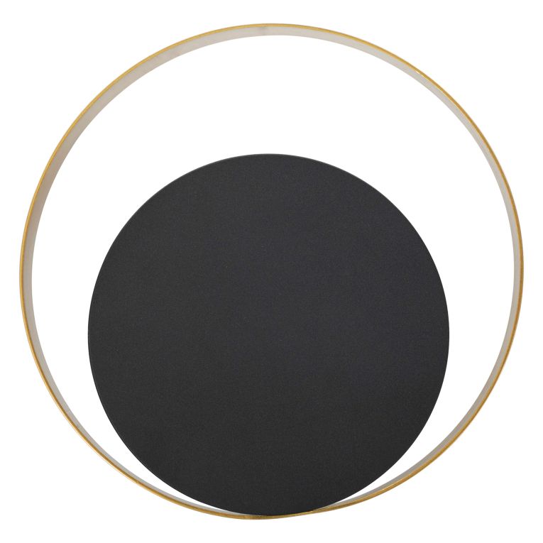 Lampada da Parete Nero oro Necessaria 1 Lampadina Attacco e14, Indoor - Coyhai