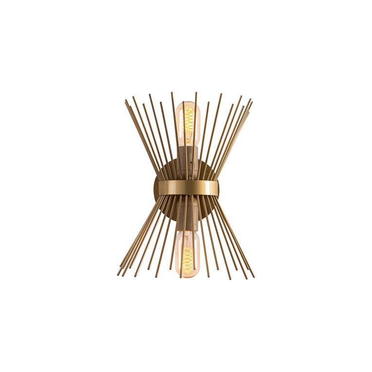 Lampada da Parete oro Attacco e 27 max 40 w Indoor, Materiale Aplique in Metallo - Catola