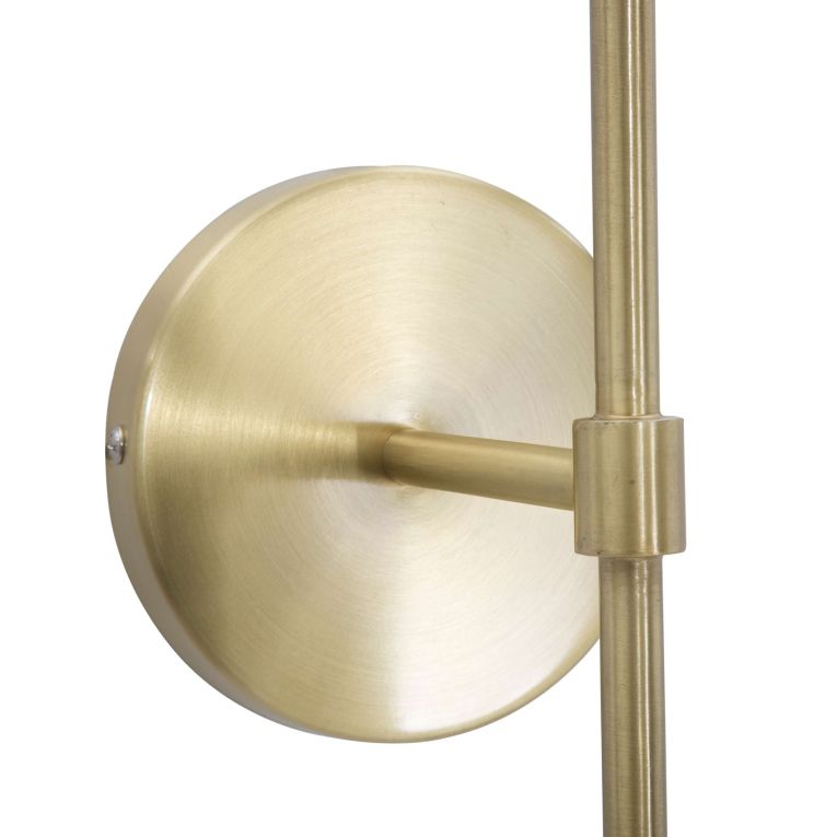 Lampada da Parete oro Bianco Necessarie 2 Lampadine Attacco e14, Indoor - Taroud