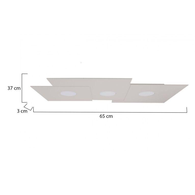 Lampada da Soffitto Bianco, Made in Italy - Medole