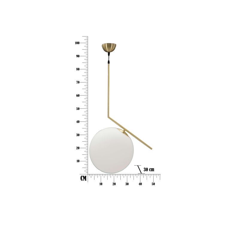Lampada da Soffitto Bianco oro Indoor Classe Energetica a++, Colore Struttura oro - Granad